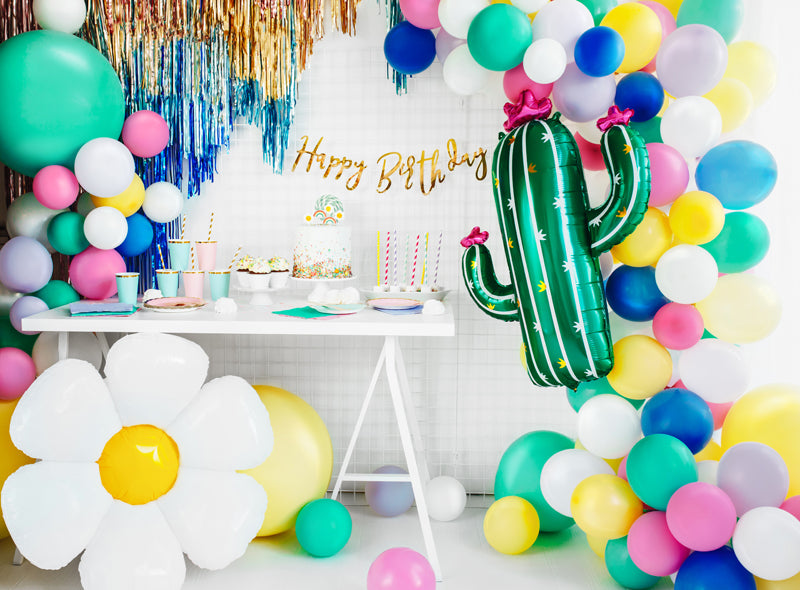Guld "Happy Birthday" banner