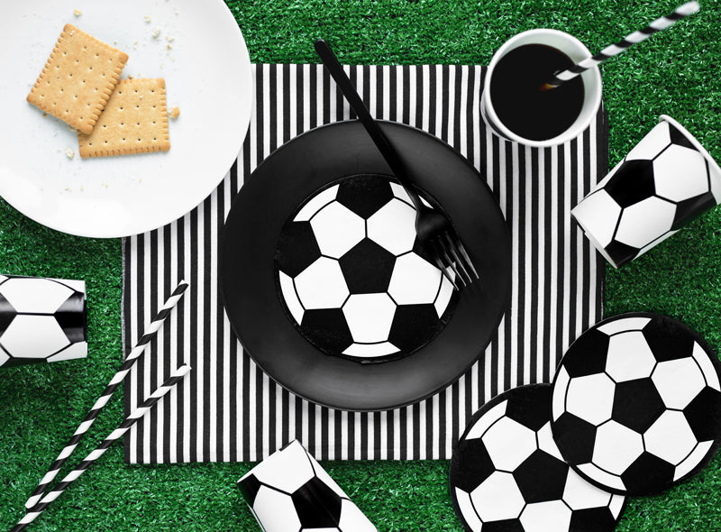 Børnefødselsdagssæt i fodbold-tema