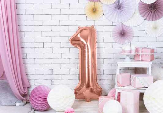 Tal ballon, 86 cm - rosaguld