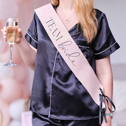 "Team Bride"-skråbånd, 6 stk