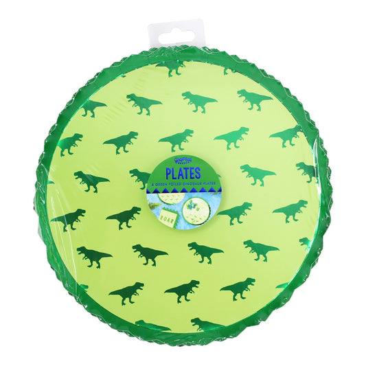 Paptallerkner i dinosaur-print