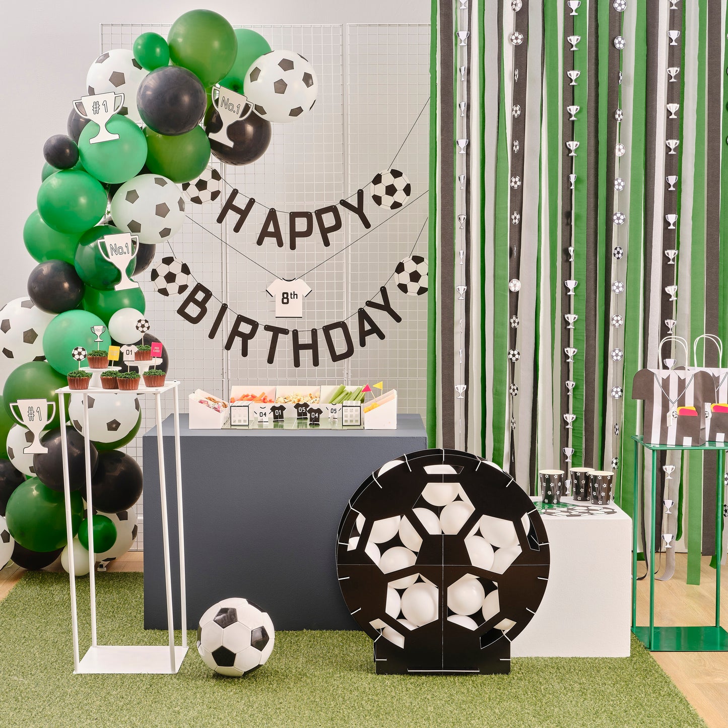 Ballonbue i fodboldtema