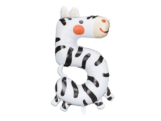 Zebra talballon - 5