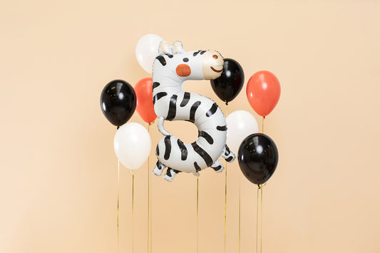 Zebra talballon - 5
