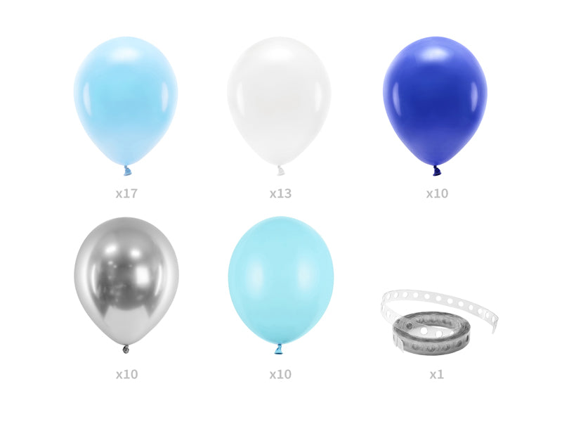 Blå ballonbue