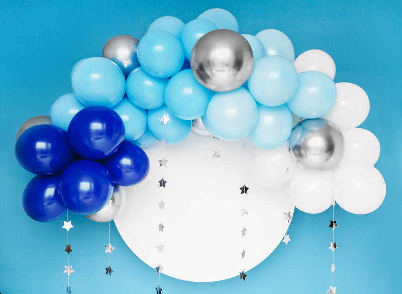 Blå ballonbue