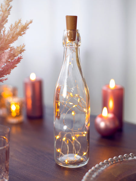 Plastikprop til flaske med LED lys