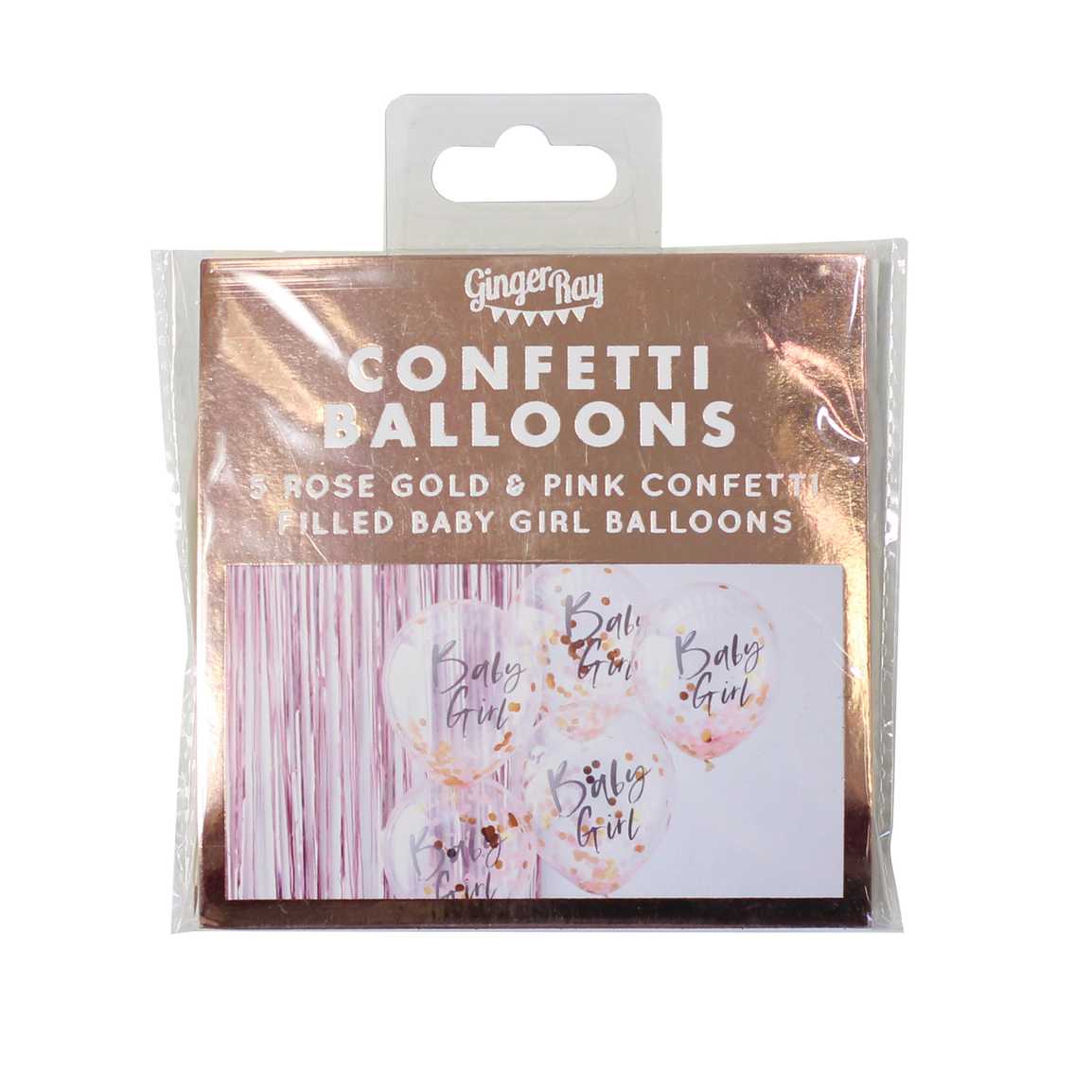 Baby Girl Balloner - pink og guld eller blå og guld