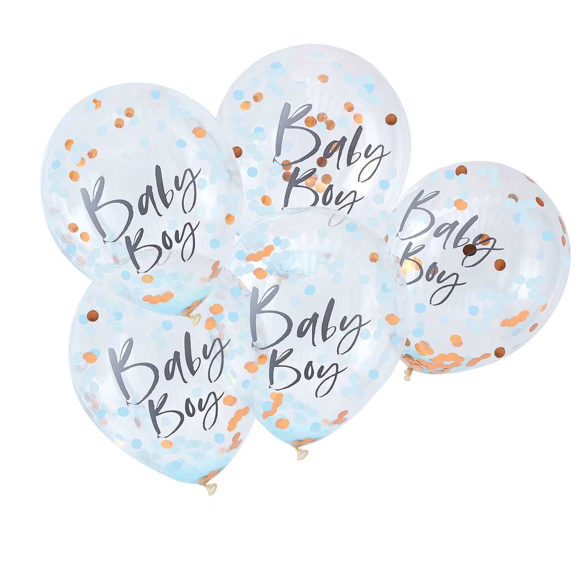 Baby Girl Balloner - pink og guld eller blå og guld