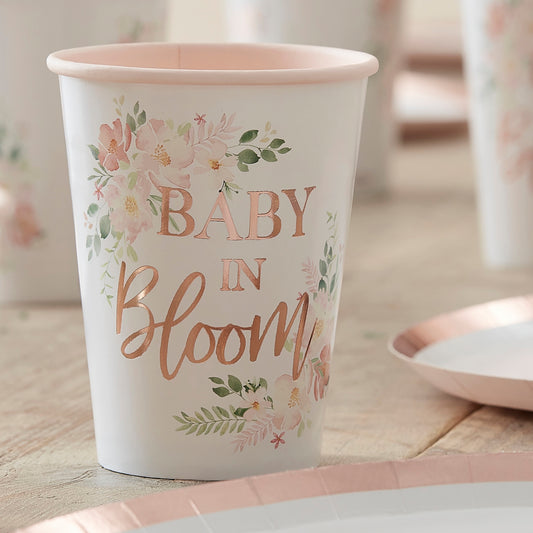 Baby in Bloom papkopper - 8 stk