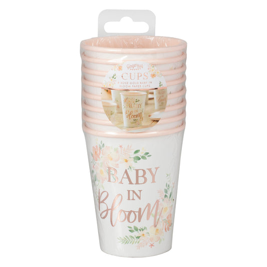 Baby in Bloom papkopper - 8 stk