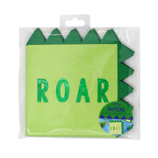 Papirservietter i dinosaur-design