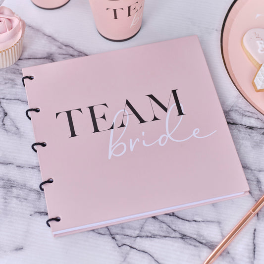 "Team Bride" gæstebog
