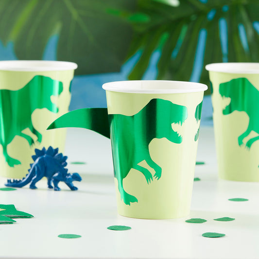 Papirkopper med dinosaur-print