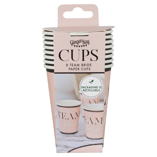 "Team Bride" papirkopper, 250 ml