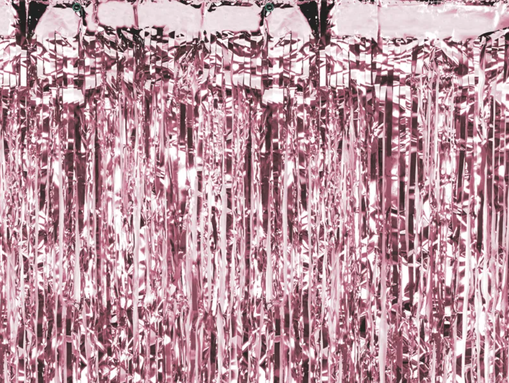Gardin/backdrop - rosaguld - 0,9 x 2,5 m